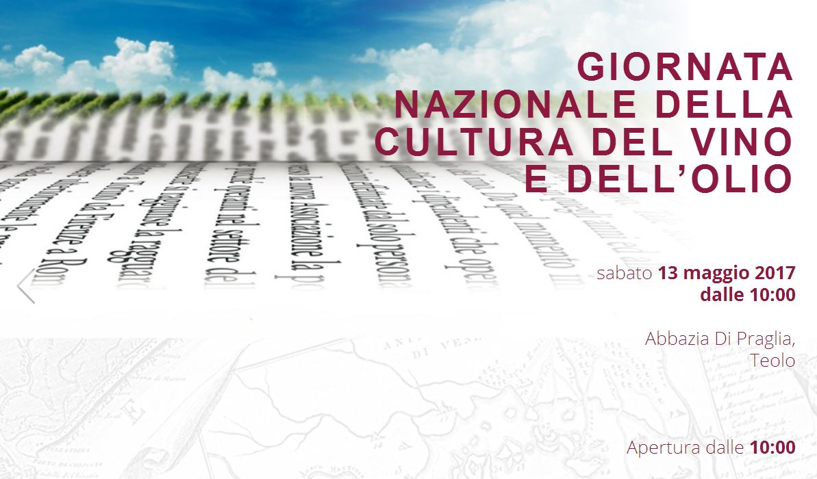 Giornata nazionale della cultura del vino e dell’olio